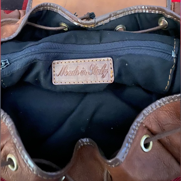 Vintage Leather backpack purse - Picture 6 of 11